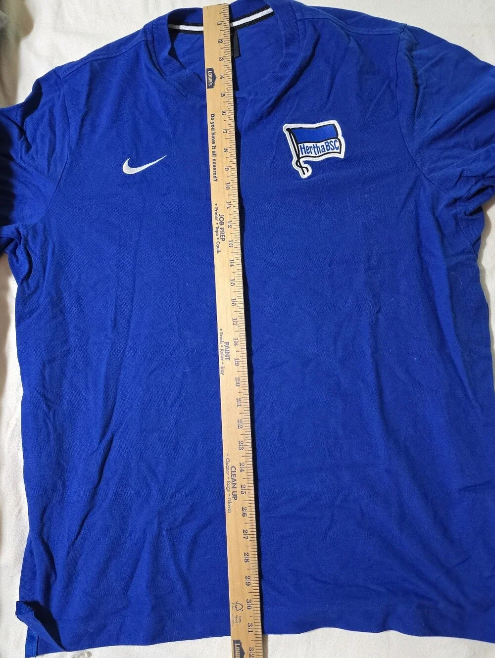Nike Hertha BSC Polo Shirt – Men's 2XL – Blue – Excellent Condition